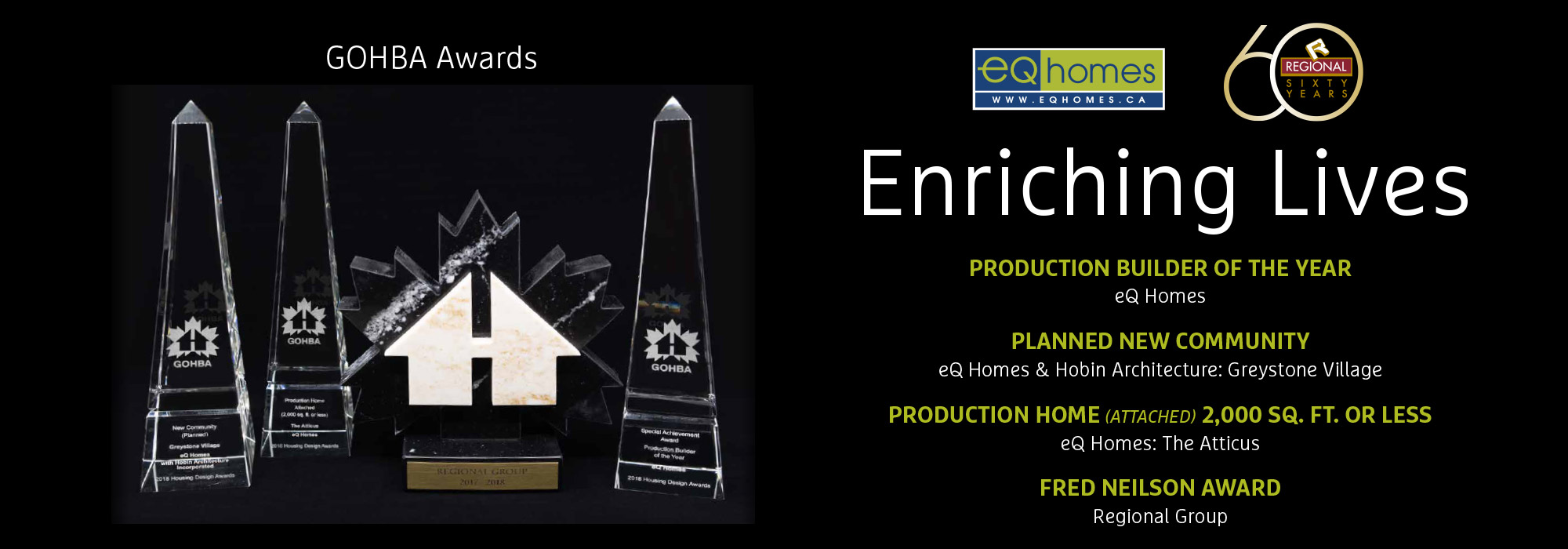 eQ Homes Takes Top Honours at GOHBA Awards Gala