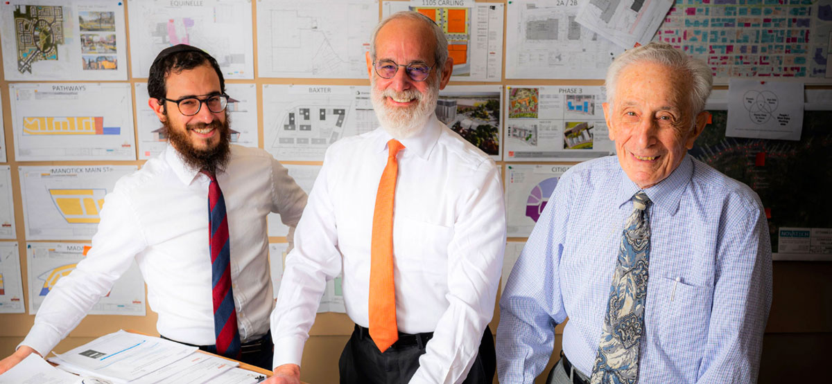 Three generations of leadership