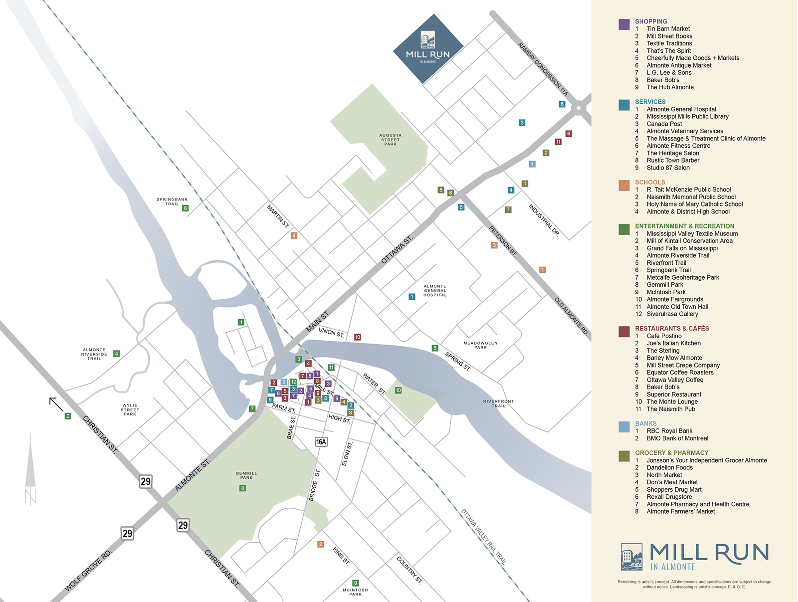 MILL RUN Almonte village lifestyle Image