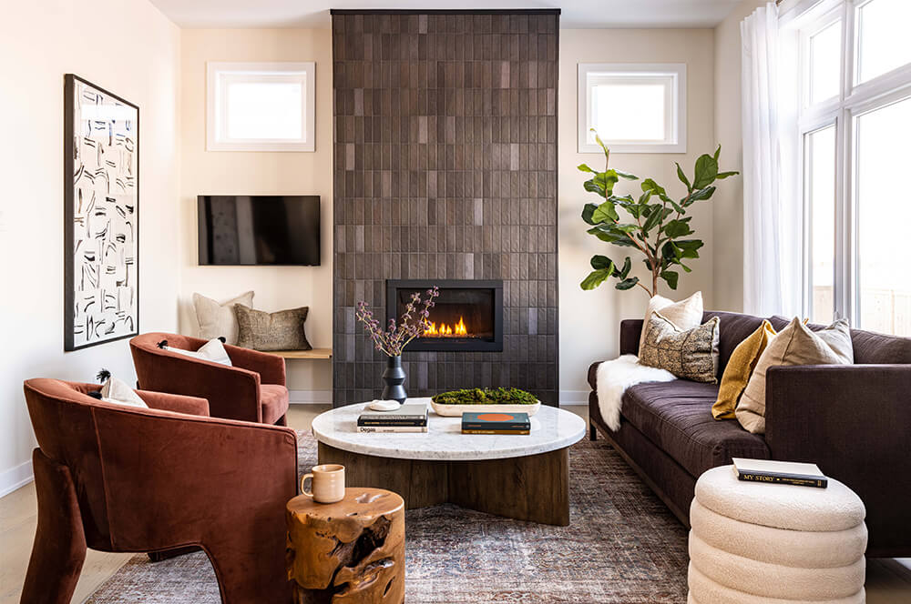 Designer kitchen finishes selected through the eQ Homes design studio