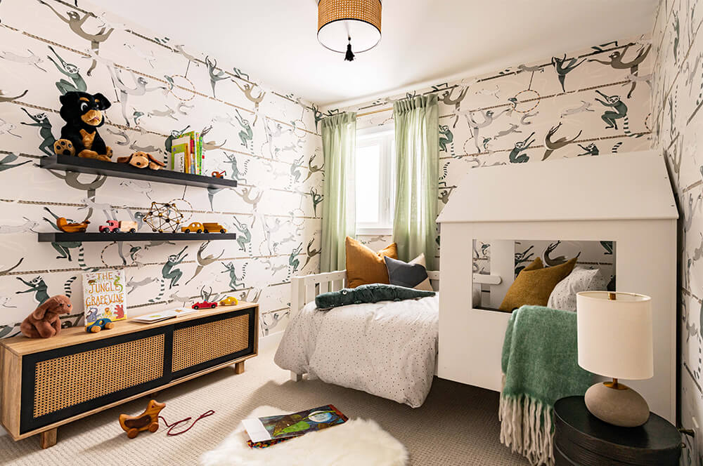 Elegant bathroom with modern fixtures in an eQ Homes home
