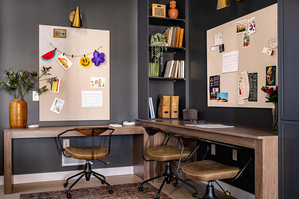 Open concept kitchen and dining area in an eQ Homes interior
