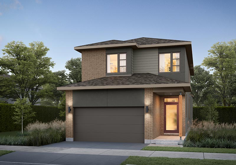 The Quentin EC Elevation C Rendering