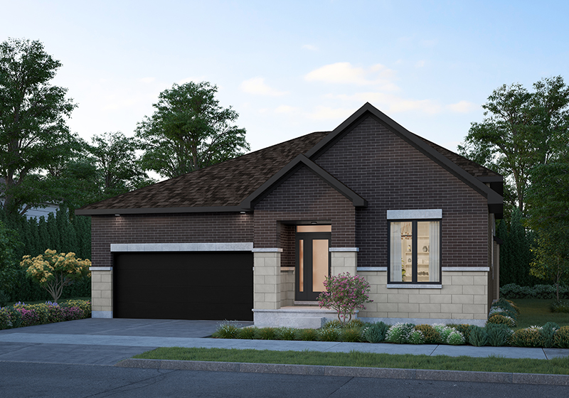 The Willow II EC Elevation M Rendering