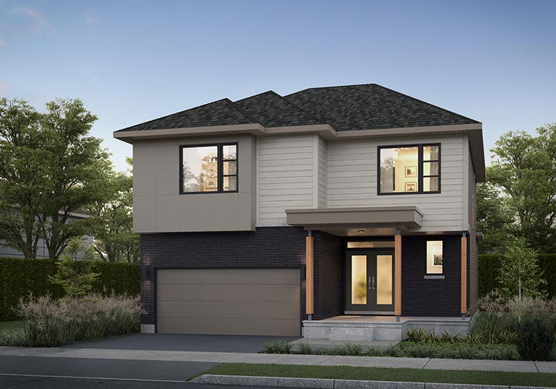 The Palermo Elevation C Rendering