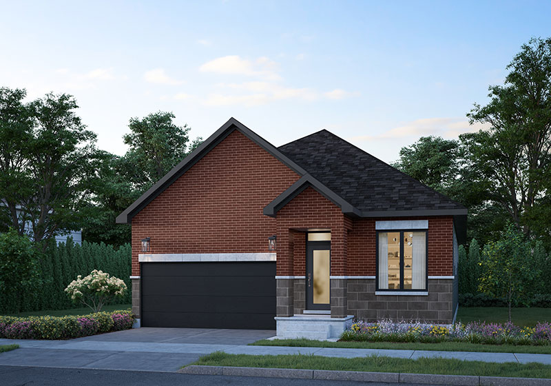 The Firestone Elevation B Rendering