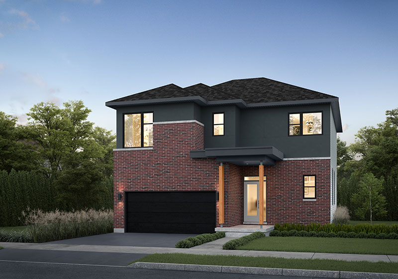 The Magnolia Elevation C Rendering