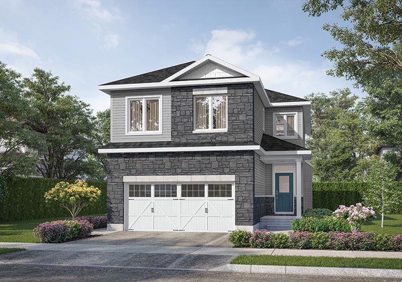 The Ashton MG Elevation B Rendering