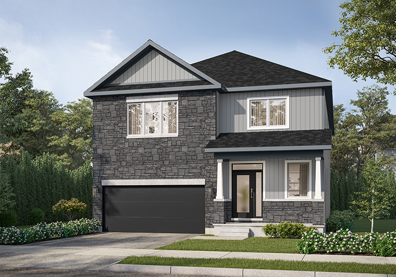 The Cooper Elevation B Rendering