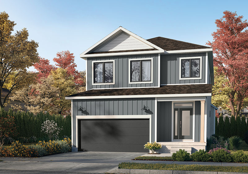 The Madeline MG Elevation F Rendering