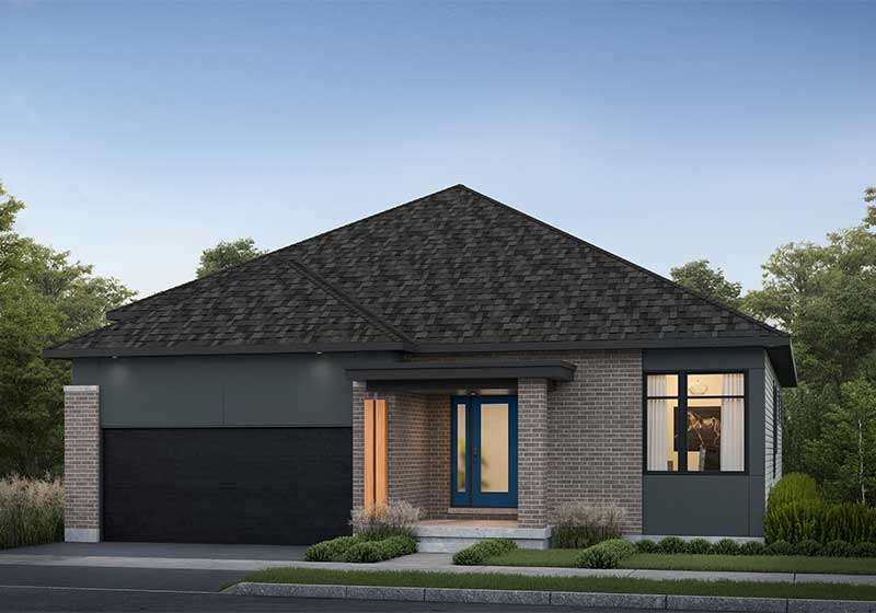 Rendering for The Alexander - Elevation C
