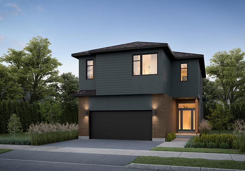 Rendering for The Piper I - Elevation C
