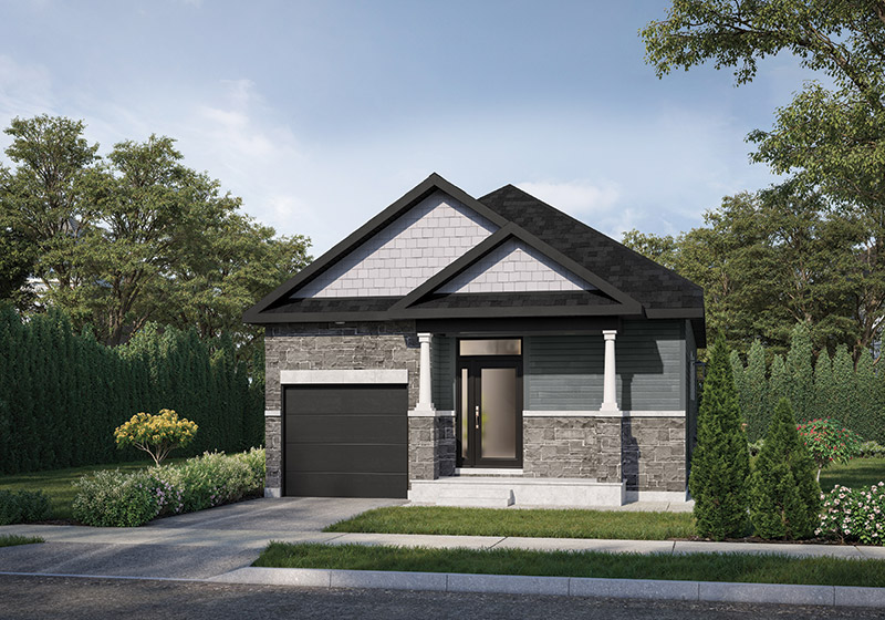 The Emery Elevation B Rendering