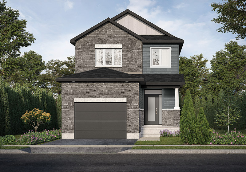 The Kinsley Elevation B Rendering
