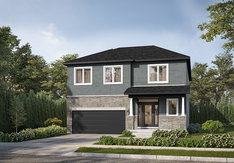 The Lucy MG Elevation B Rendering