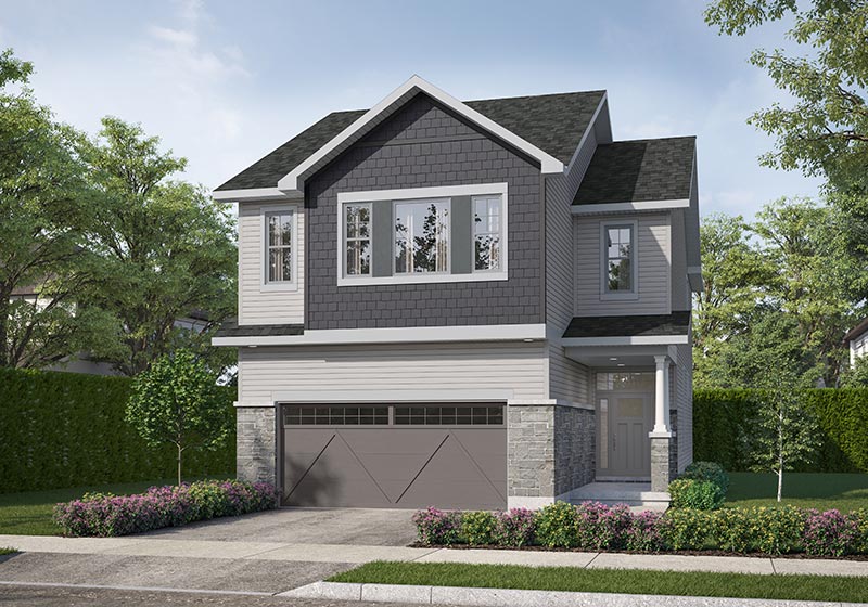 The Piper II Elevation B Rendering