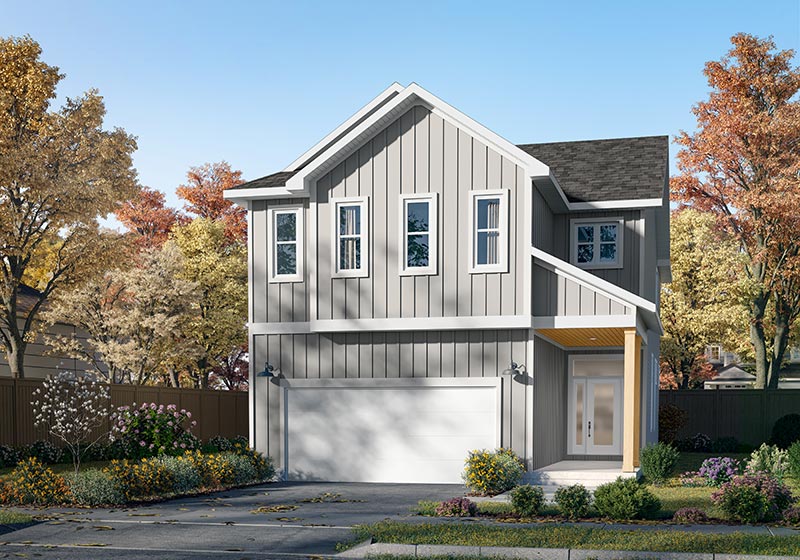 The Piper II Elevation F Rendering