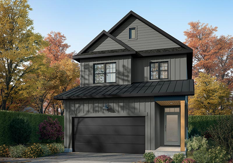 The Quentin Elevation F Rendering