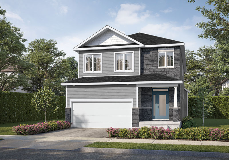 The Madeline MG Elevation B Rendering