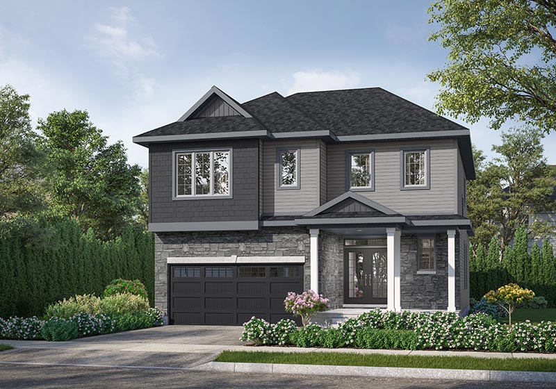 The Palermo Elevation B Rendering