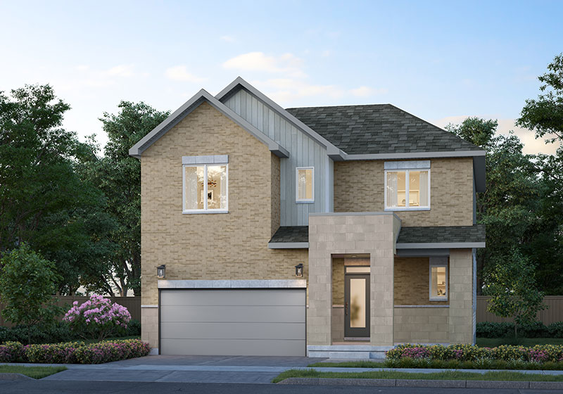 The Magnolia Elevation M Rendering