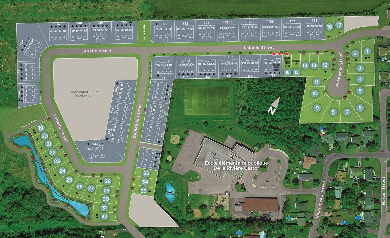 EMBRUN CENTRAL site plan