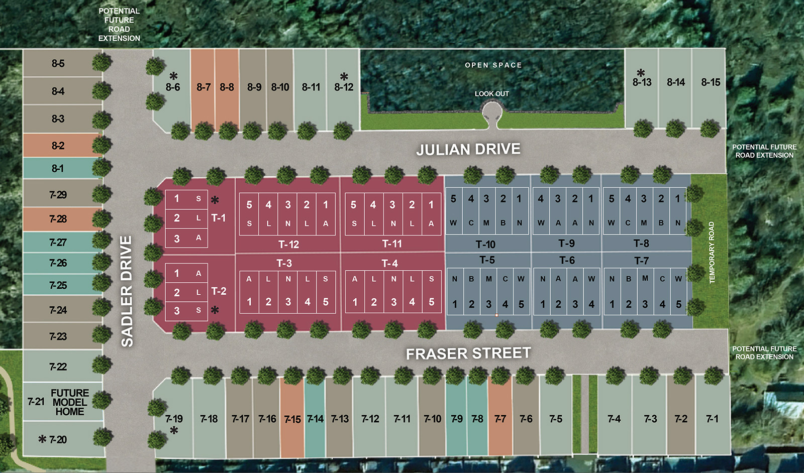 MILL RUN site plan
