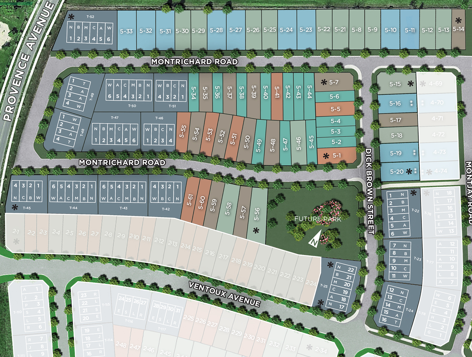 PROVENCE site plan